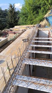 Construction Villa Corniche des Oliviers Viabilisation sur Terrain Instable