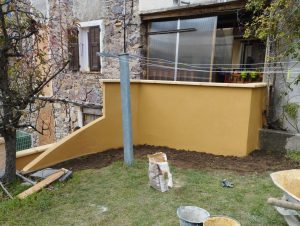 Muret de clôture Belvédère Entreprise Morello, maçon dans le 06