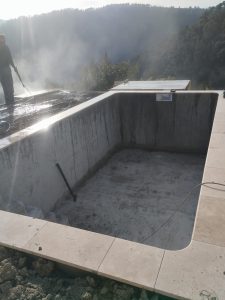 Piscine Moderne à Levens entreprise morello